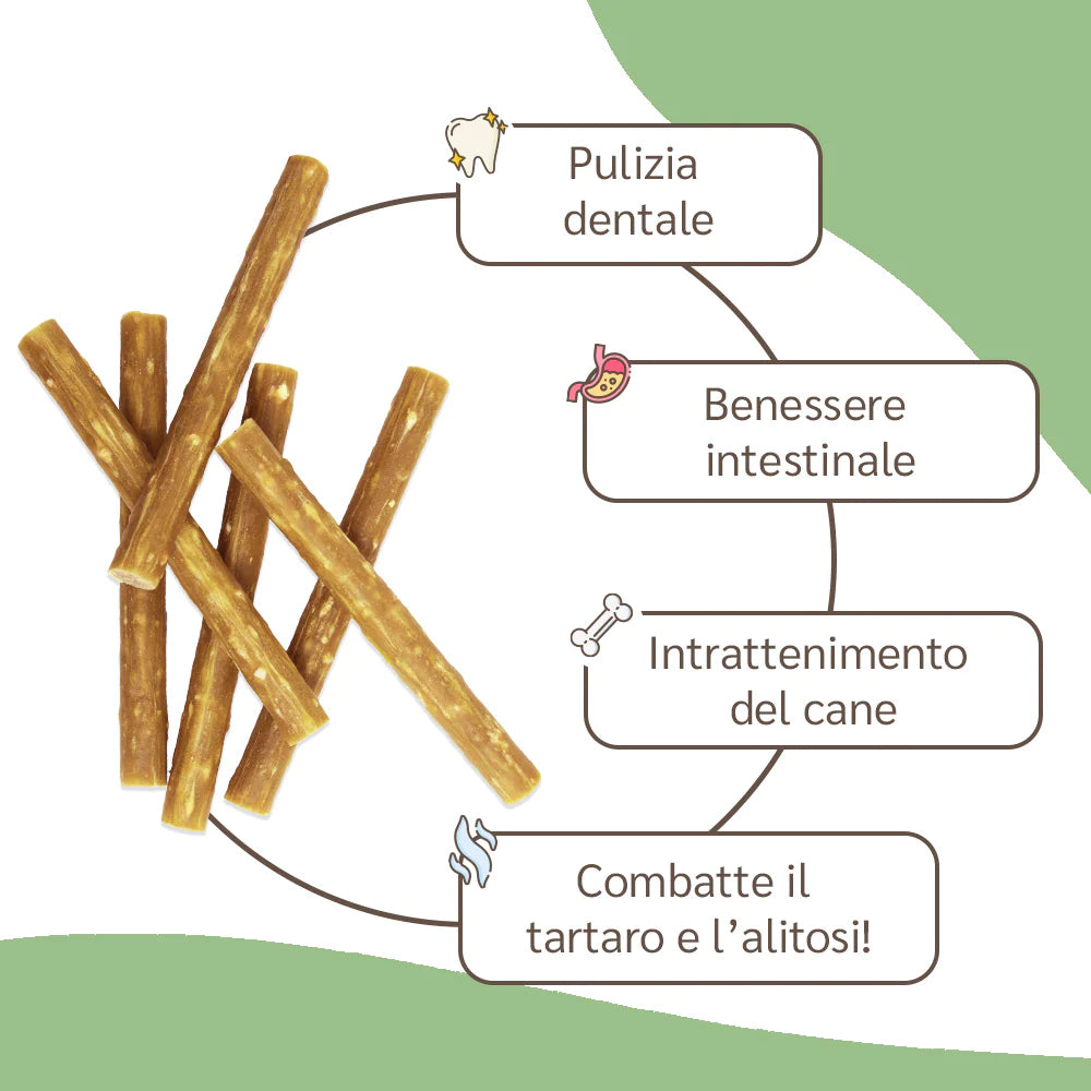 Bastoncino con Riso Soffiato per Cani