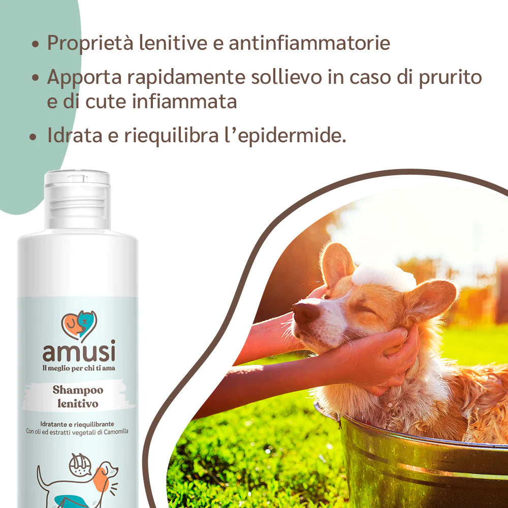 Shampoo lenitivo per cani 250 ml